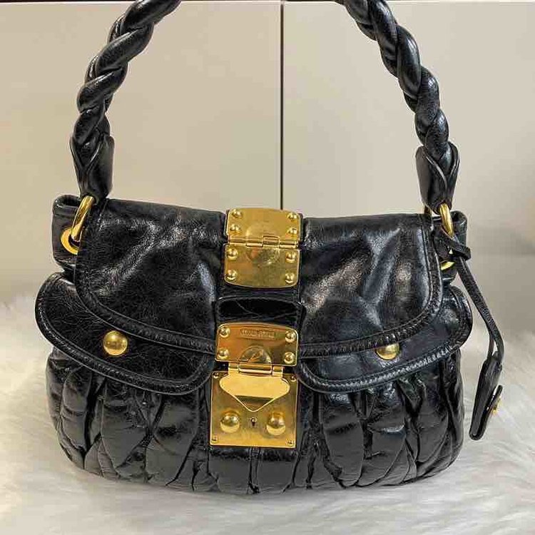 Sale!!! Miu Miu Vintage Matelasse Top Handle Bag Authentic